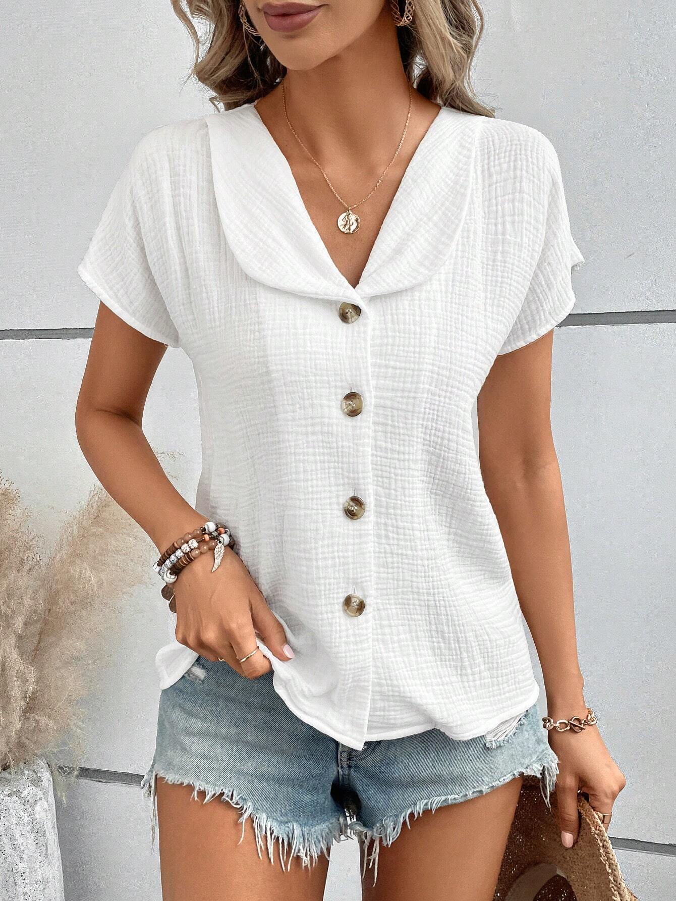 Blusa de manga corta