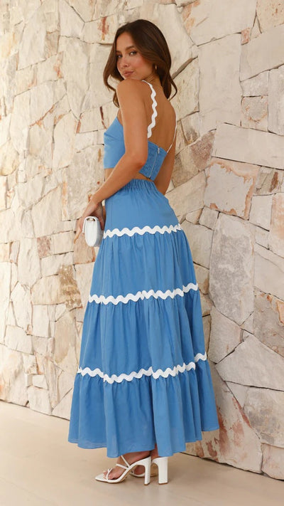 Camila - Conjunto de top y falda