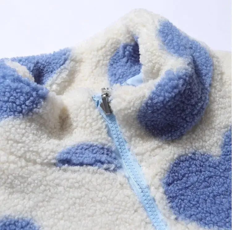 Klara | Chaqueta reversible con diseño de corazones