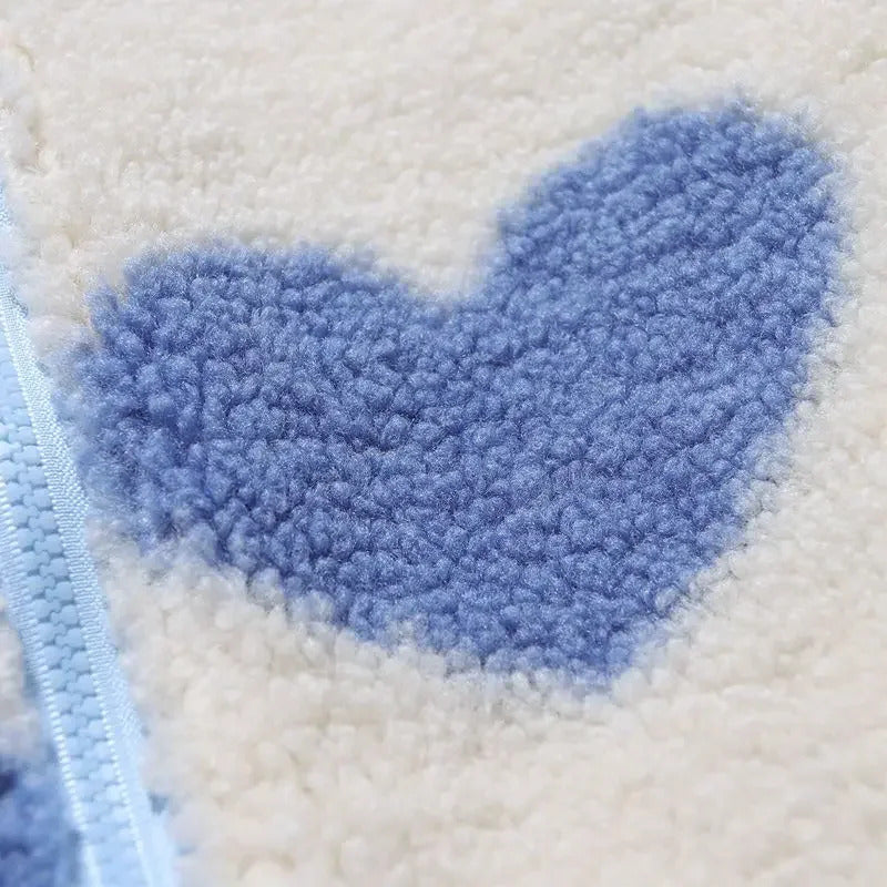 Klara | Chaqueta reversible con diseño de corazones