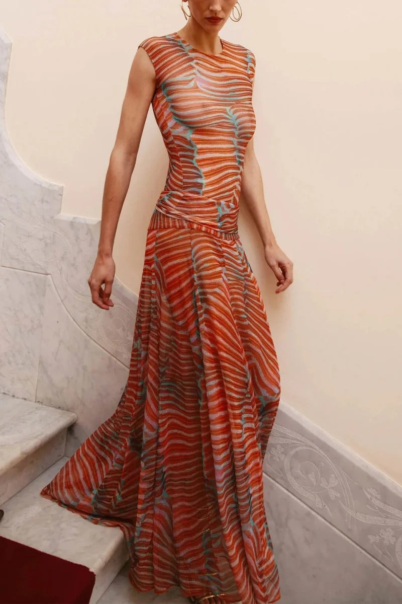 Triana - Conjunto de body y falda larga